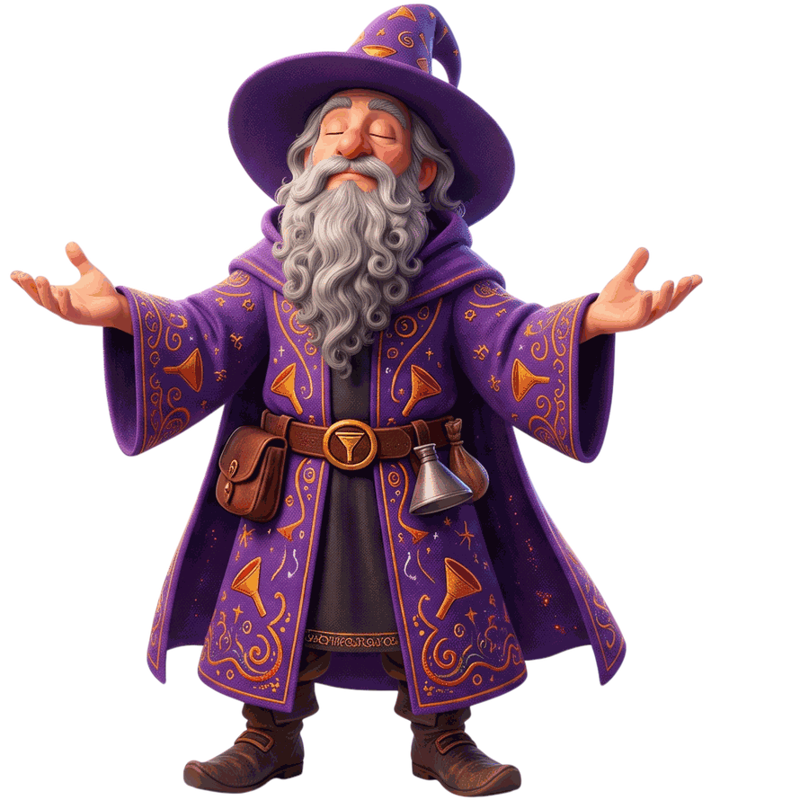 The Funnel Wizard conjuring conversion magic
